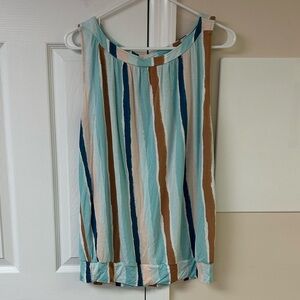 LOFT Multicolor Striped Tank Top